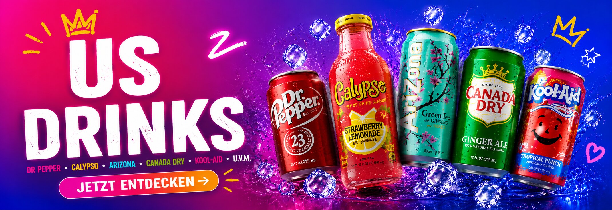 US Drinks – Amerikanische Getränke kaufen