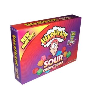 Warheads Sour Chewy Cubes Theater Box - MHD 30.11.25
