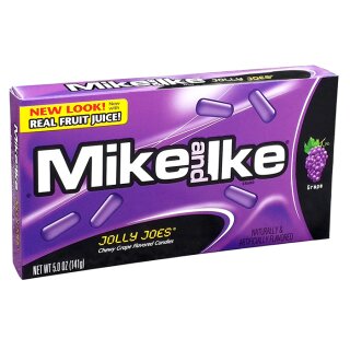 Mike & Ike Jolly Joes Grape Theater Box 4.25oz - MHD 31.12.25