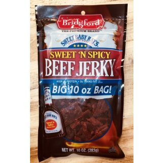 Bridgford Sweet n Spicy Beef Jerky 10 oz. bag