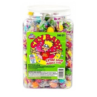 Cry Baby Jar Sour Gum 240pcs