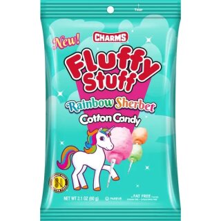 Charms Fluffy Stuff Rainbow Sherbet Cotton Candy - MHD 30.11.25