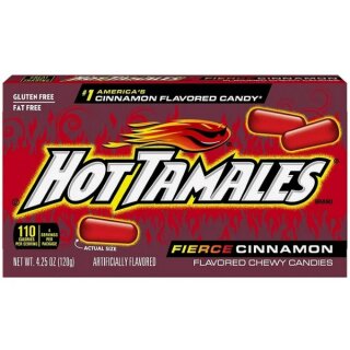 Hot Tamales Fierce Cinnamon Theater Box 4.25oz