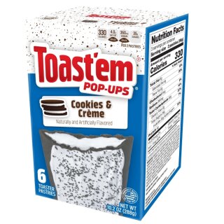 Toastem Pop-Ups Frosted Cookies & Creme