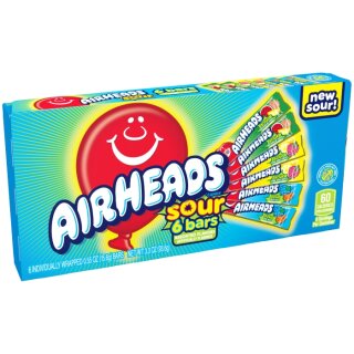 Airheads Sour 6 Bars Theater Box