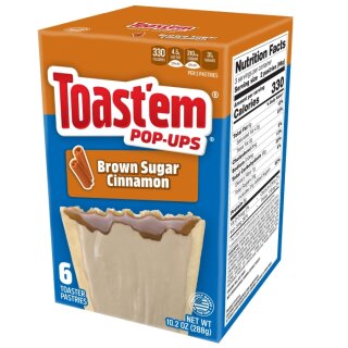 Toastem Pop-Ups Frosted Brown Sugar Cinnamon