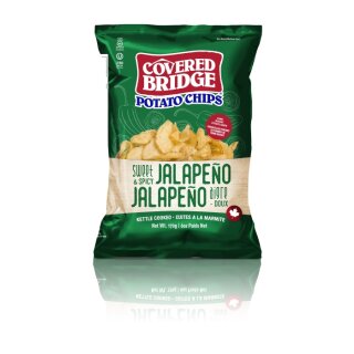Covered Bridge Jalapeno Chips 170g - MHD 23.04.2026