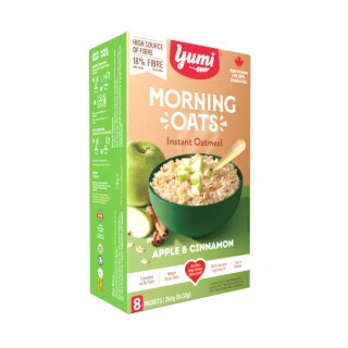 Yumi Instant Oats Apple & Cinnamon 8x33g