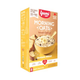 Yumi Instant Oats Banana Bread 8x33g - MHD 08.05.2026