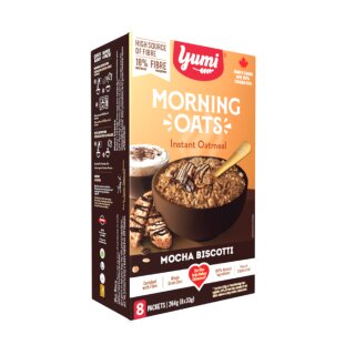 Yumi Instant Oats Mocha Biscotti 8x33g
