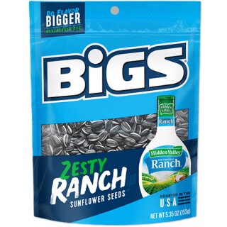 Bigs Sunflower Seeds Zesty Ranch - MHD 11.12.2025