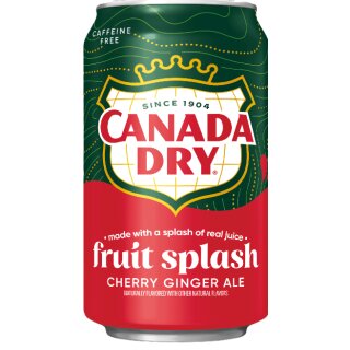 Canada Dry Fruit Splash Cherry Ginger Ale