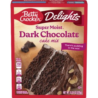 Betty Crocker Dark Chocolate Cake Mix - MHD 16.02.2026
